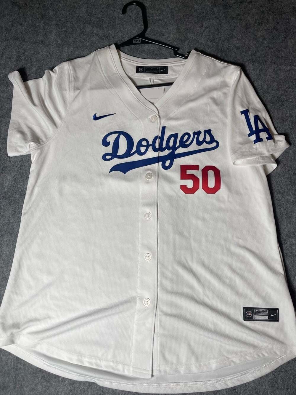 Mookie Betts Los Angeles Dodgers Nike Authentic White Women’s Jersey Size XL